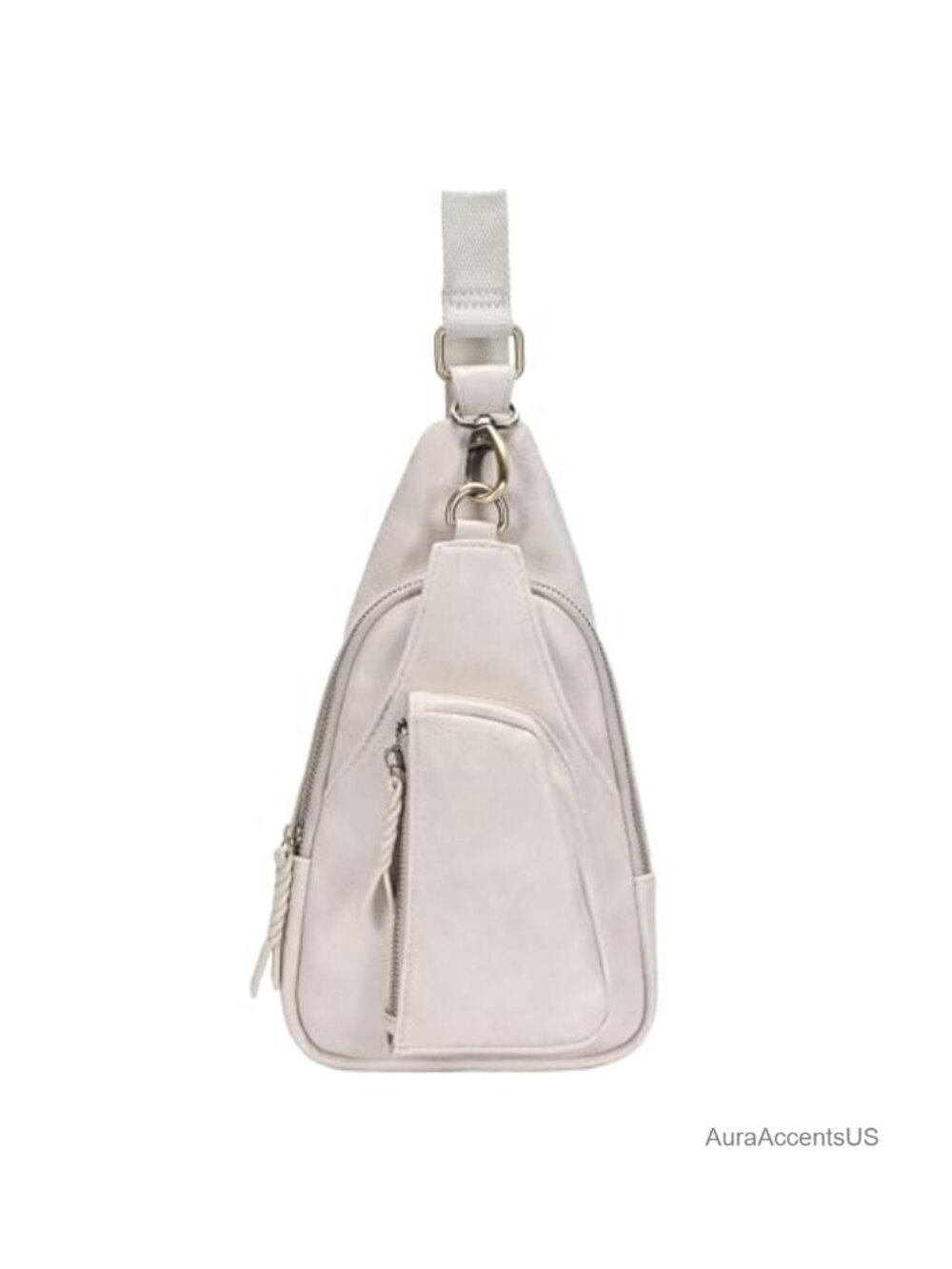 Vegan Leather Crossbody Sling Bag for Women Adjustable Strap Anti Theft